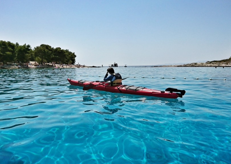Daily sea kayaking to Pakleni islands